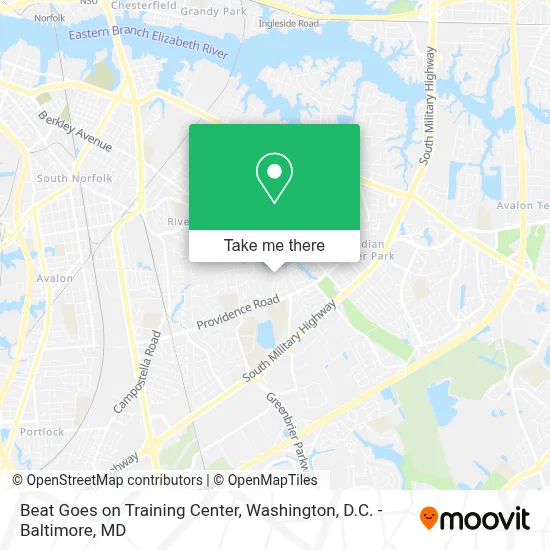 Beat Goes on Training Center map