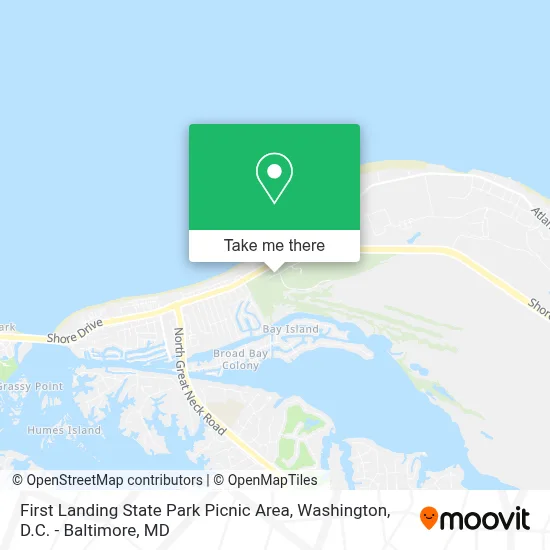 First Landing State Park Picnic Area map