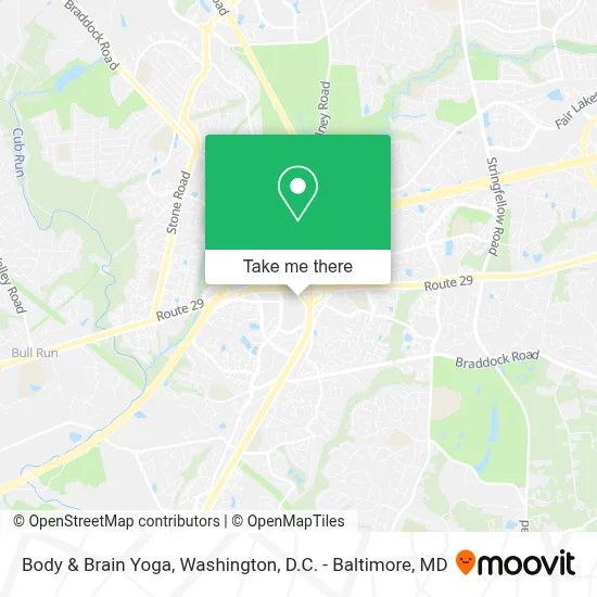 Body & Brain Yoga map