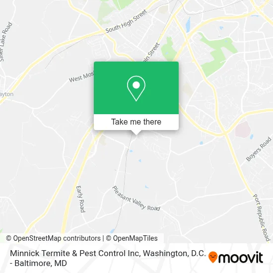 Minnick Termite & Pest Control Inc map