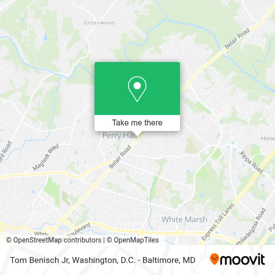 Tom Benisch Jr map