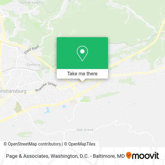 Page & Associates map