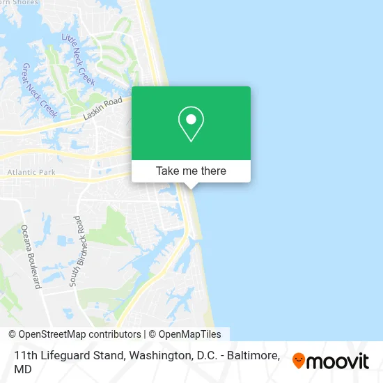 11th Lifeguard Stand map