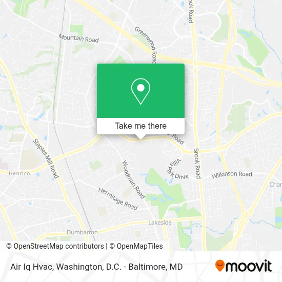 Air Iq Hvac map