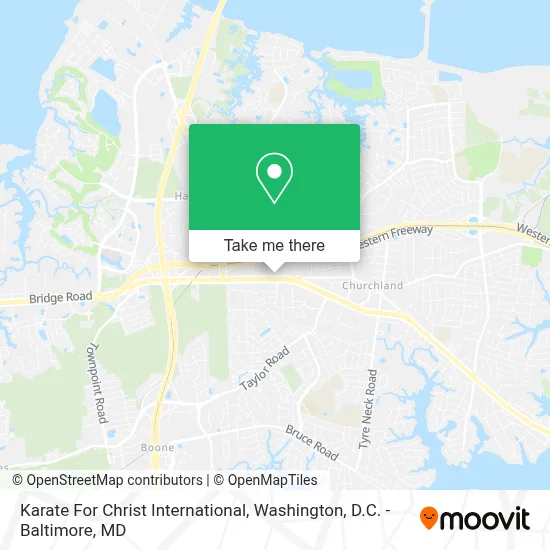 Karate For Christ International map