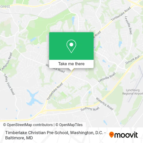 Timberlake Christian Pre-School map