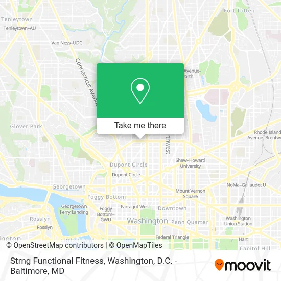 Strng Functional Fitness map