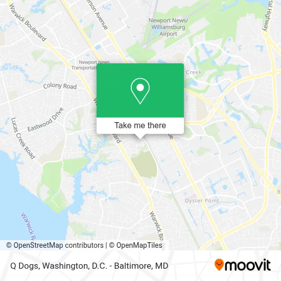 Q Dogs map