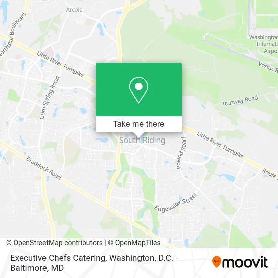 Executive Chefs Catering map