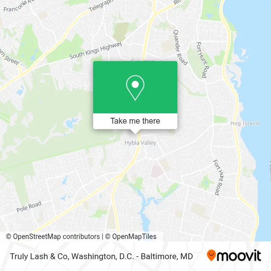 Truly Lash & Co map