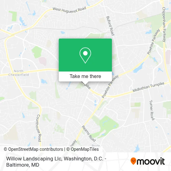 Willow Landscaping Llc map
