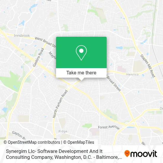 Synergim Llc- Software Development And It Consulting Company map
