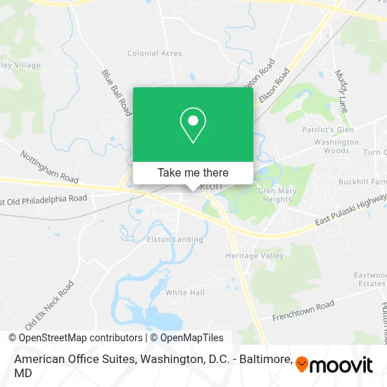 American Office Suites map