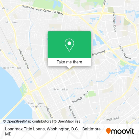 Loanmax Title Loans map