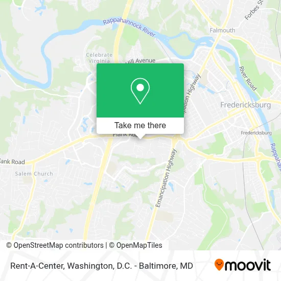 Rent-A-Center map