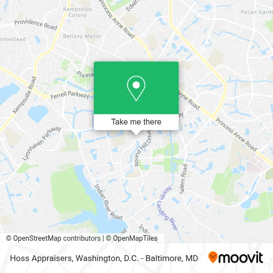 Hoss Appraisers map
