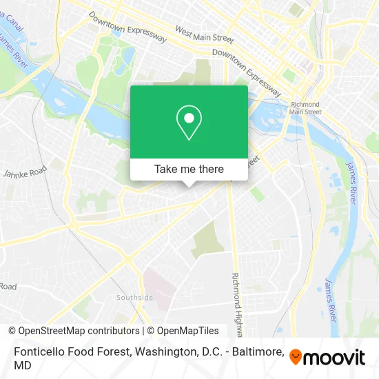 Fonticello Food Forest map