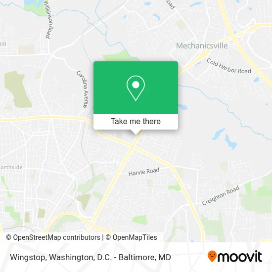Mapa de Wingstop