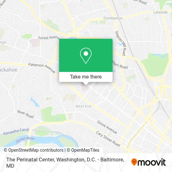 The Perinatal Center map