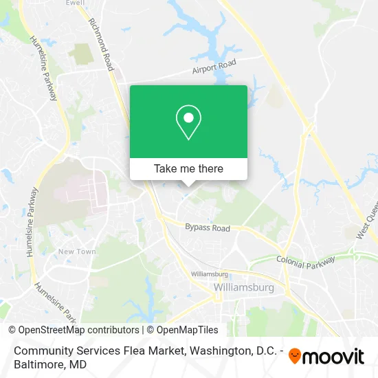 Community Services Flea Market map