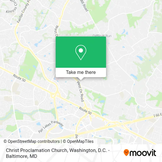 Christ Proclamation Church map
