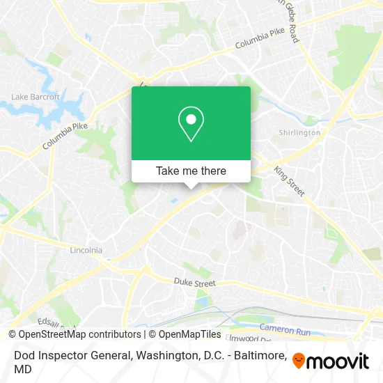 Dod Inspector General map