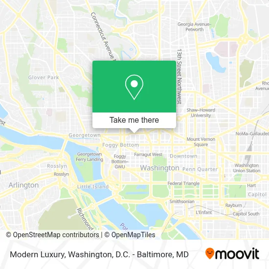 Modern Luxury map