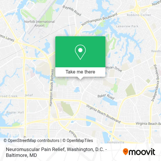 Neuromuscular Pain Relief map