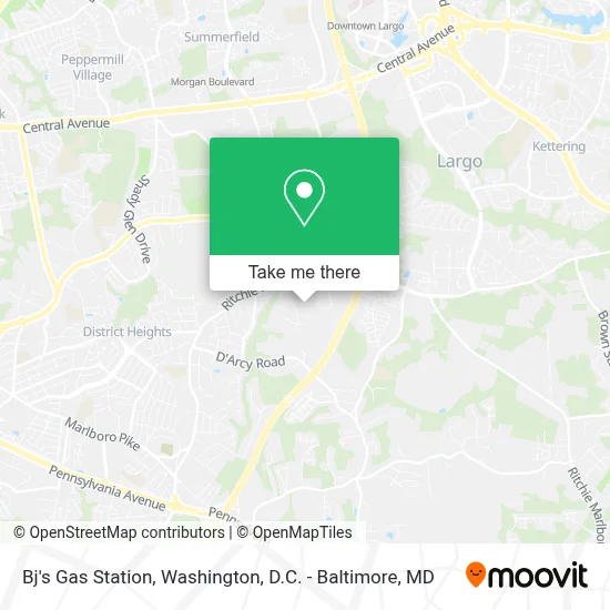 Bj's Gas Station map