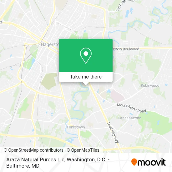 Araza Natural Purees Llc map