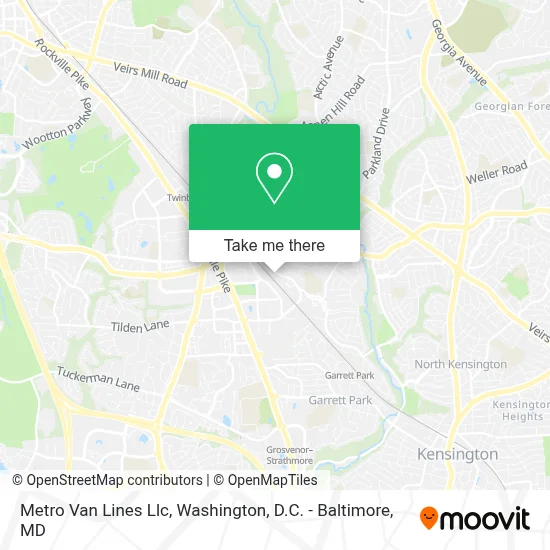 Metro Van Lines Llc map