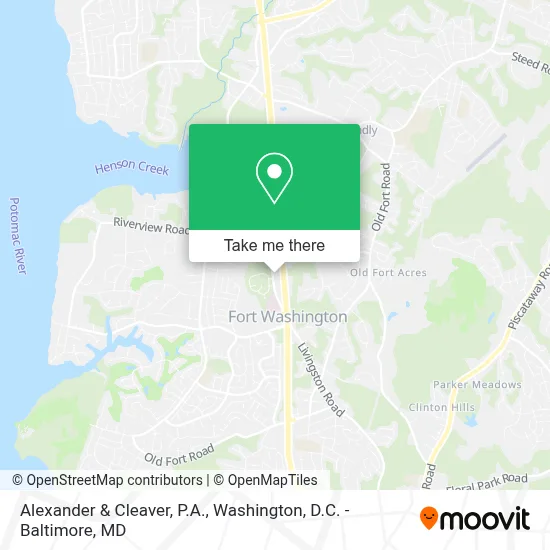 Alexander & Cleaver, P.A. map