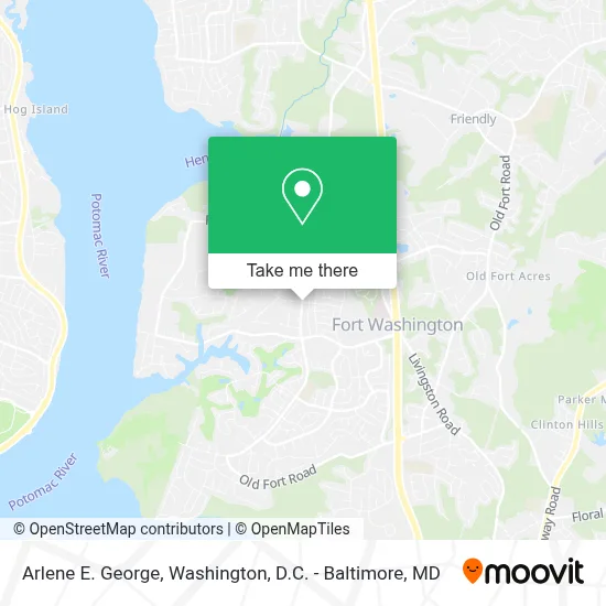 Arlene E. George map