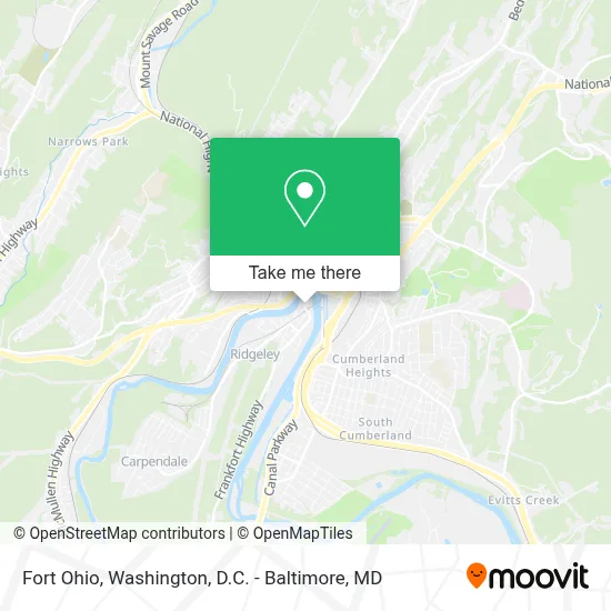 Fort Ohio map