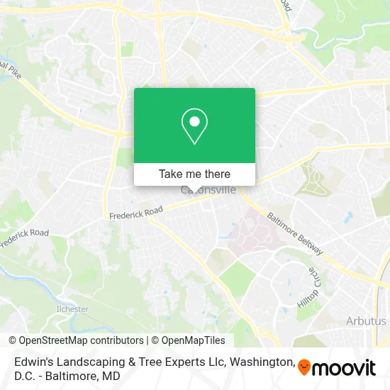 Edwin's Landscaping & Tree Experts Llc map