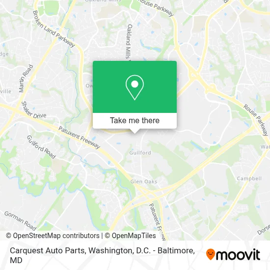 Carquest Auto Parts map
