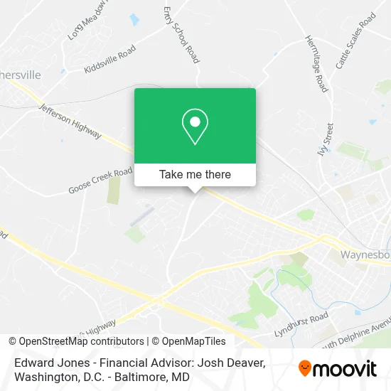 Edward Jones - Financial Advisor: Josh Deaver map