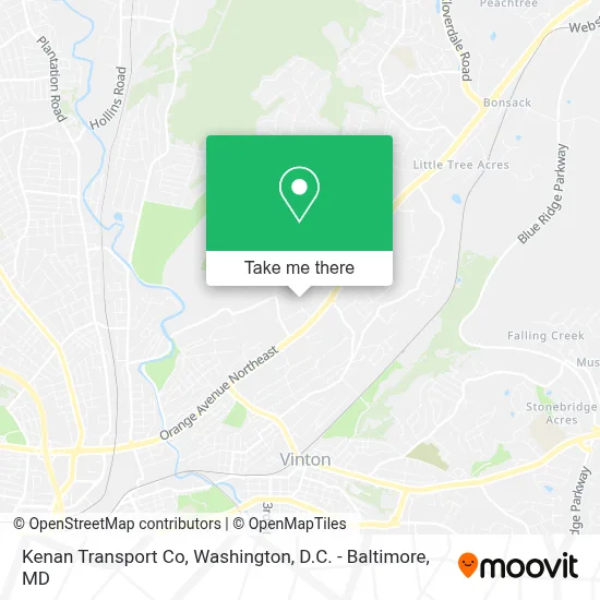 Kenan Transport Co map
