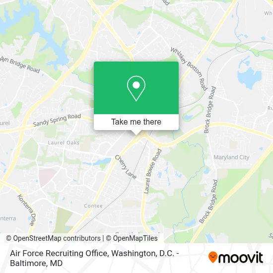 Air Force Recruiting Office map