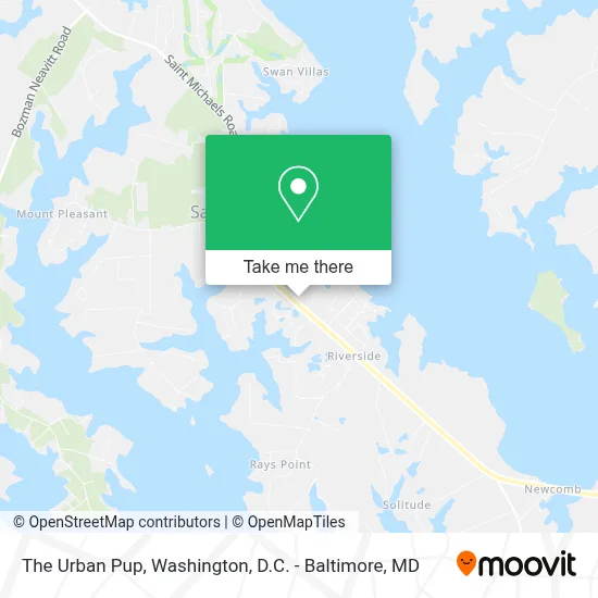 The Urban Pup map