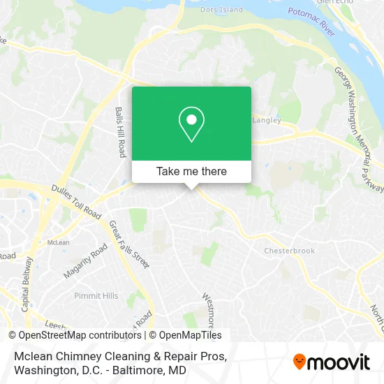 Mclean Chimney Cleaning & Repair Pros map