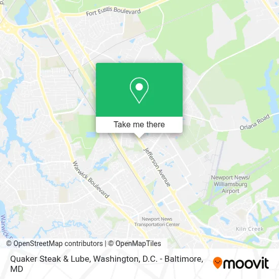 Quaker Steak & Lube map