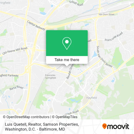 Luis Quetell, Realtor, Samson Properties map
