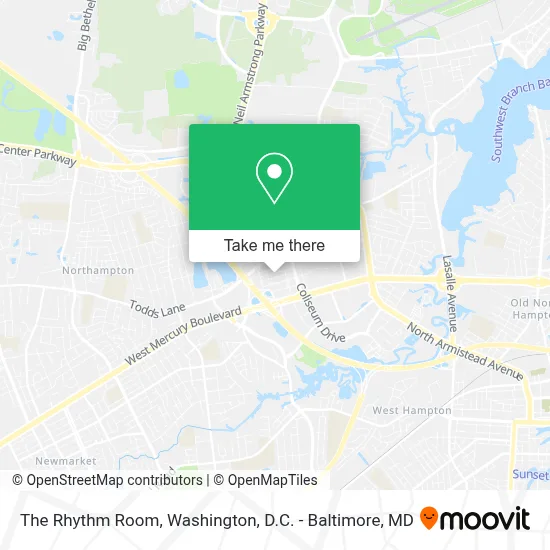 The Rhythm Room map