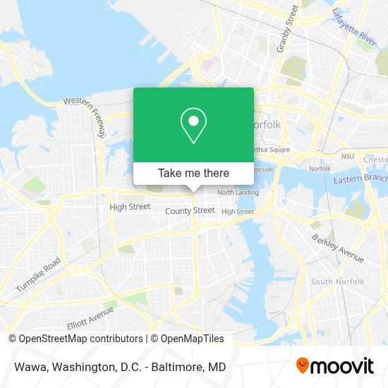 Wawa map