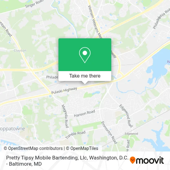 Pretty Tipsy Mobile Bartending, Llc map