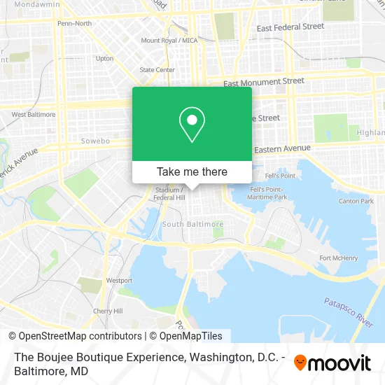 The Boujee Boutique Experience map
