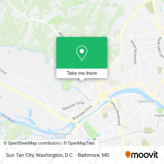 Sun Tan City map