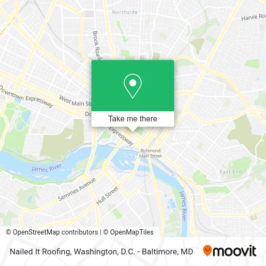 Nailed It Roofing map