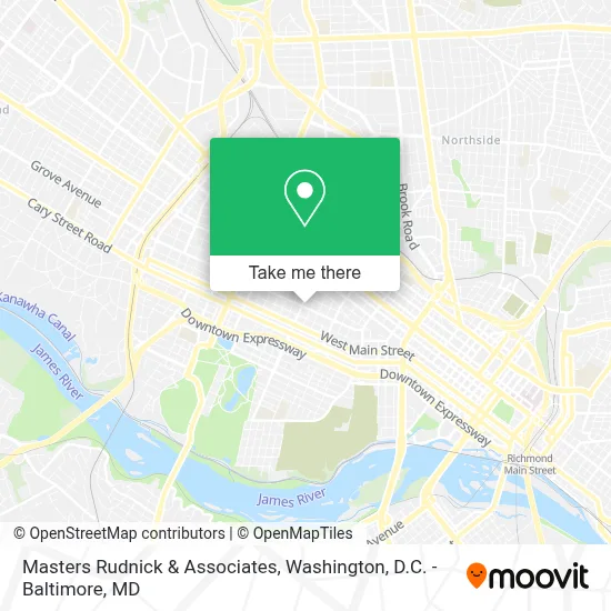 Masters Rudnick & Associates map